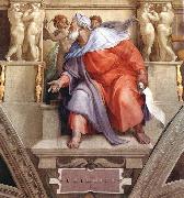Michelangelo Buonarroti Ezekiel Spain oil painting artist